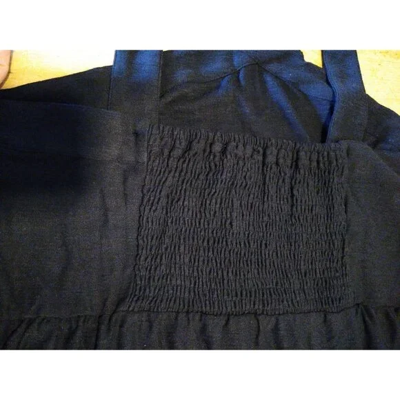 Ava And Viv Women's Plus Size 1X Black Sleeveless Dress Sundress Soft Stretchy - Picture 8 of 8